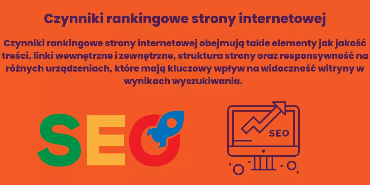 czynniki rankingowe strony internetowej