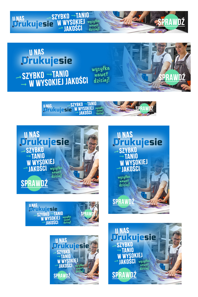 Portfolio DrukujeSie.pl - kampania bannerowa