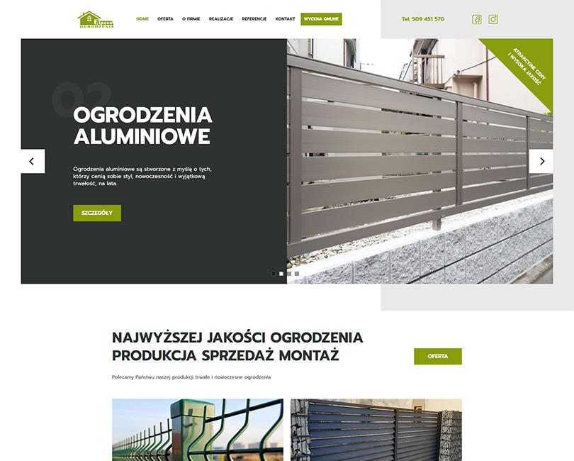 Portfolio Elpaso - widok PC