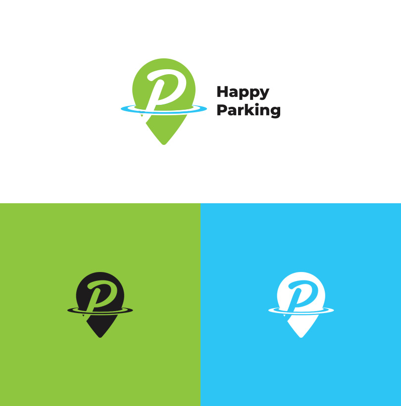 Portfolio Happy Parking Travel - identyfikacja