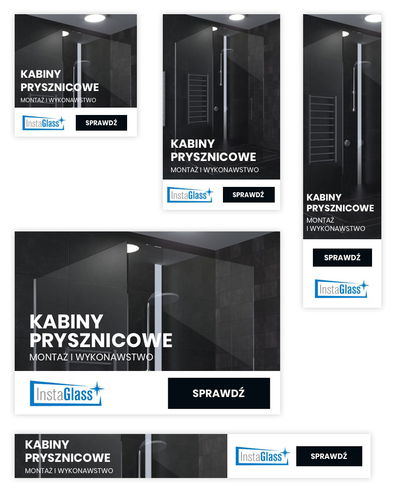 Portfolio InstaGlass - kampania bannerowa