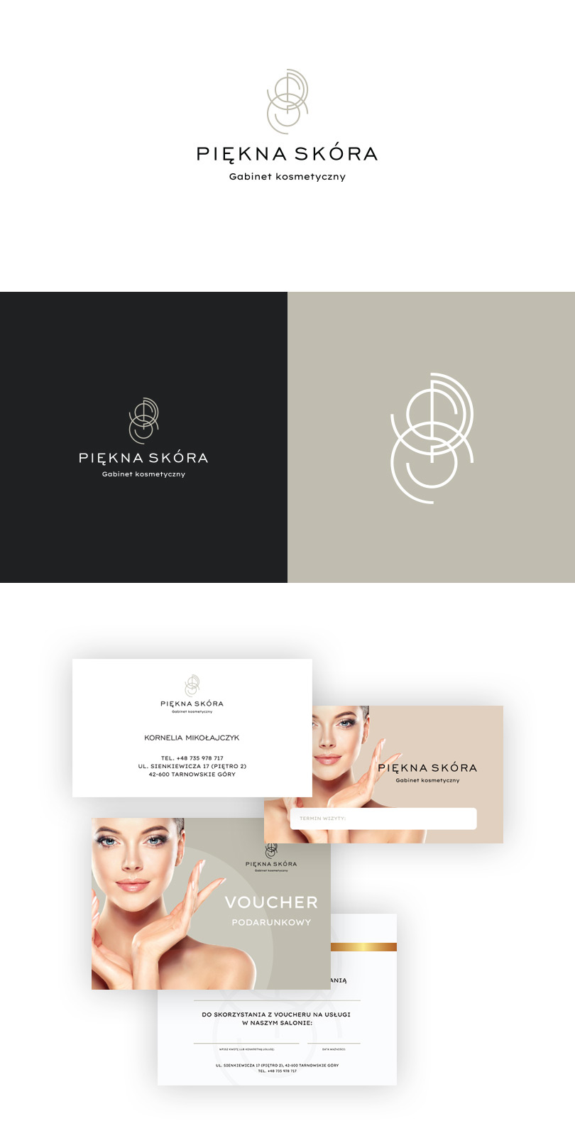 Portfolio Piękna Skóra - identyfikacja