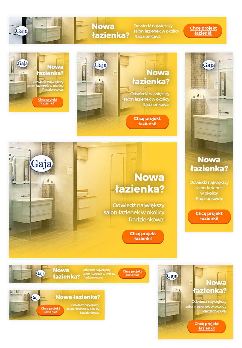 Portfolio Gaja - kampania bannerowa