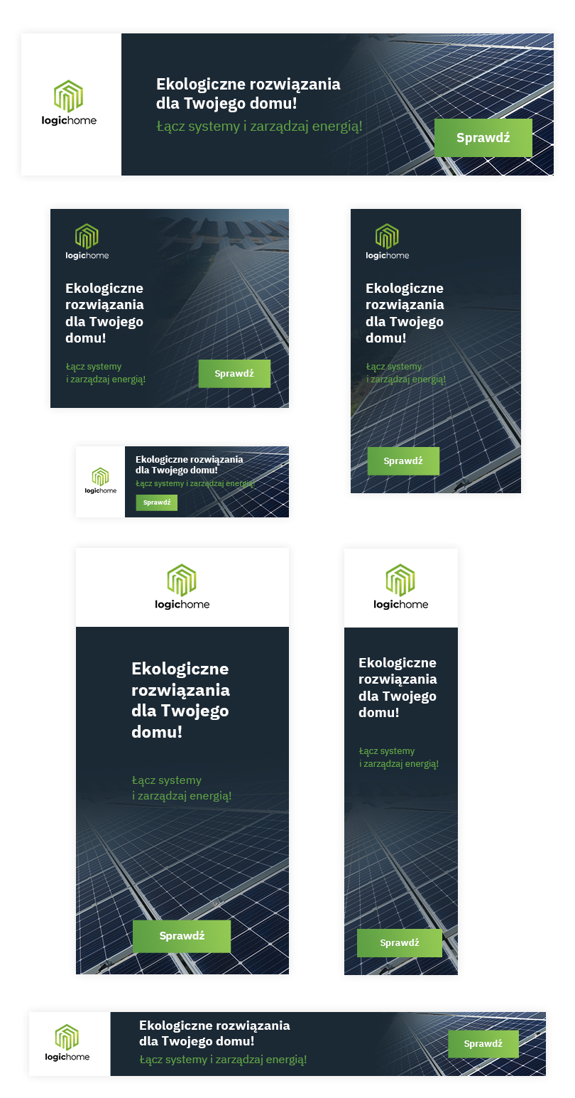 Portfolio LogicHome - kampania bannerowa