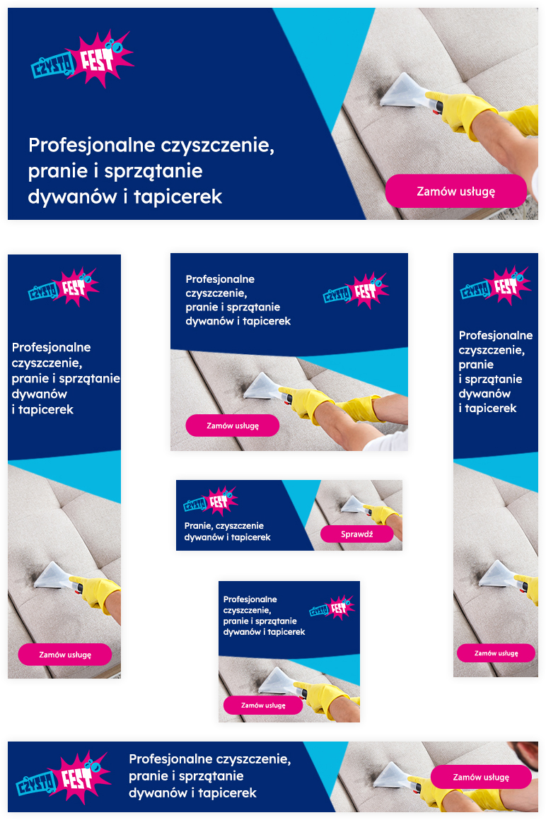 Portfolio CzystoFest - kampania bannerowa