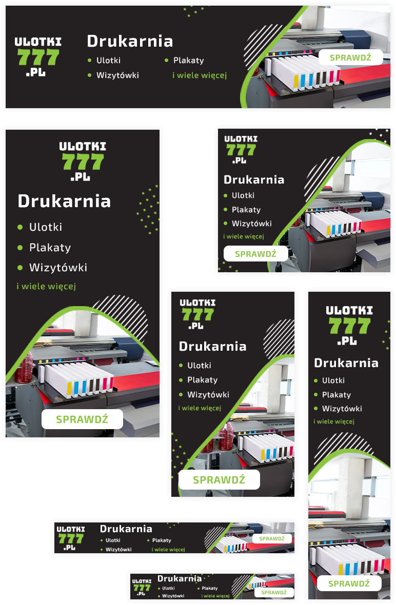 Portfolio Ulotki 777 - kampania bannerowa