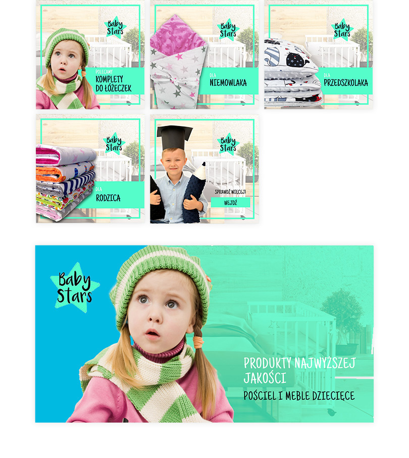 Portfolio BabyStars - kampania Facebook