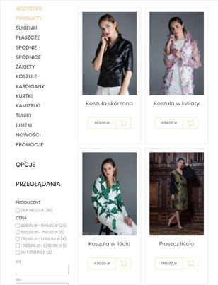 Portfolio BDB Fashion - widok Tablet