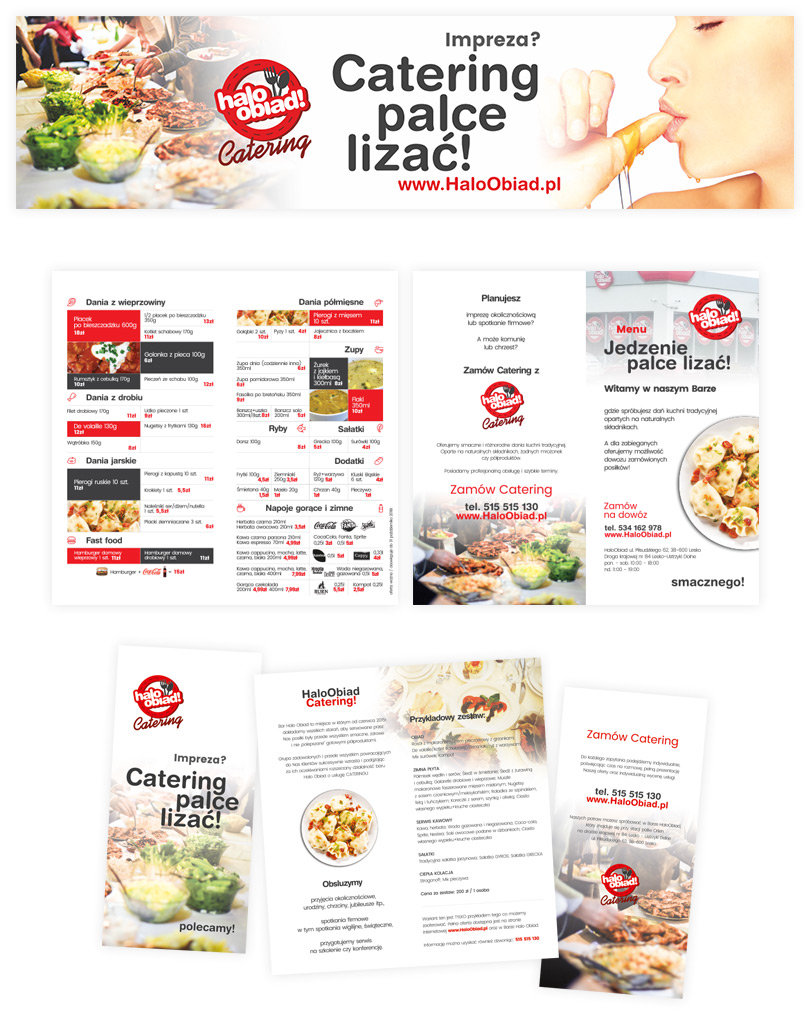 Portfolio HaloObiad Catering - reklama