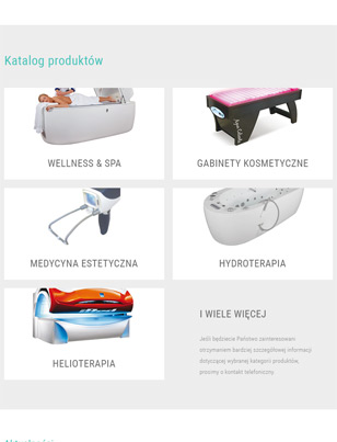 Portfolio Intersun - widok Tablet
