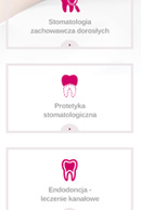 Portfolio JJStomatologia - widok Komórka