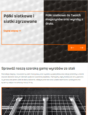 Portfolio Metec - widok Tablet