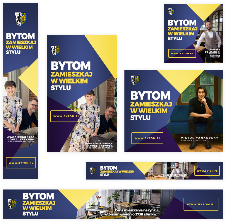 Portfolio Miasto Bytom - kampania bannerowa