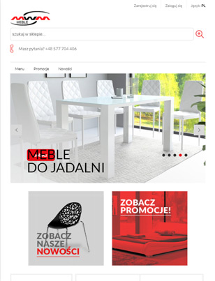 Portfolio MwmMeble - widok Tablet