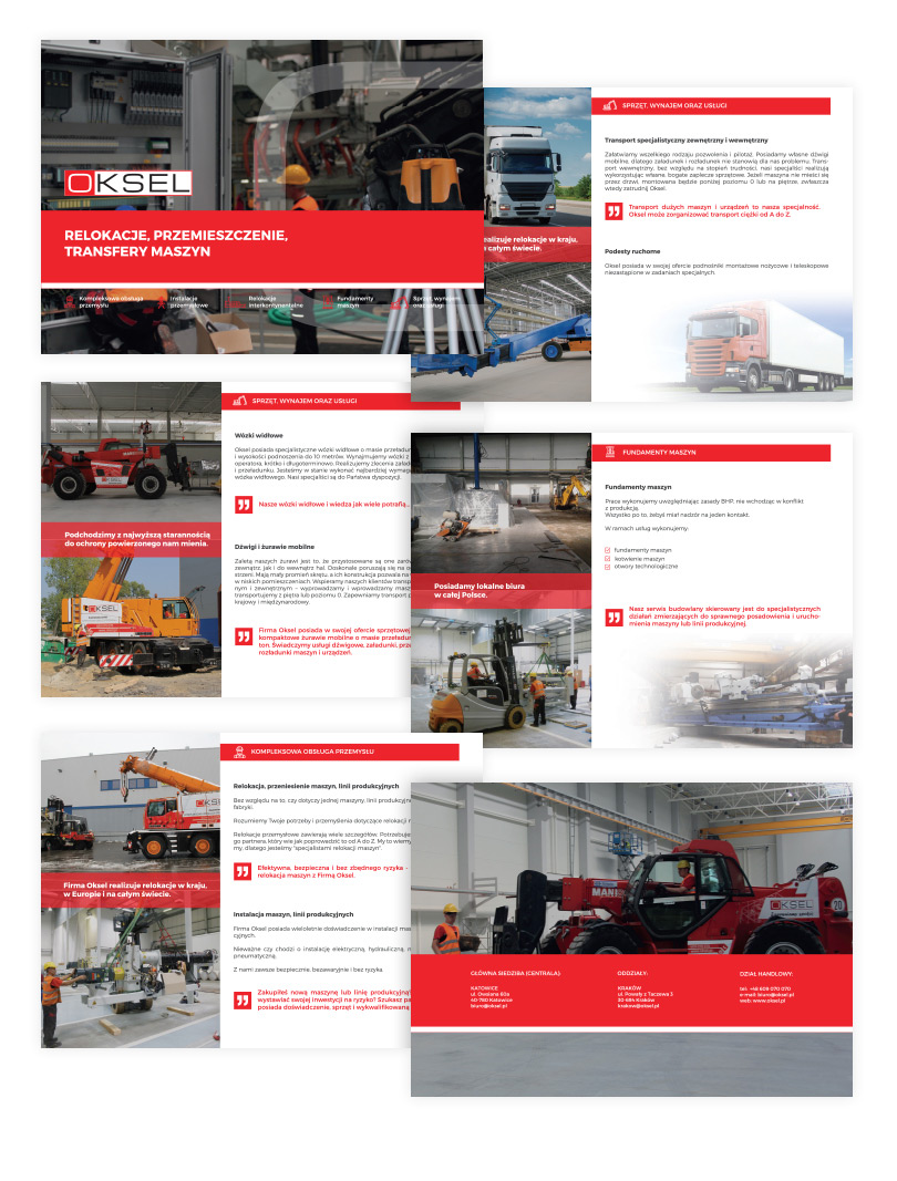 Portfolio Oksel Katalog - druk