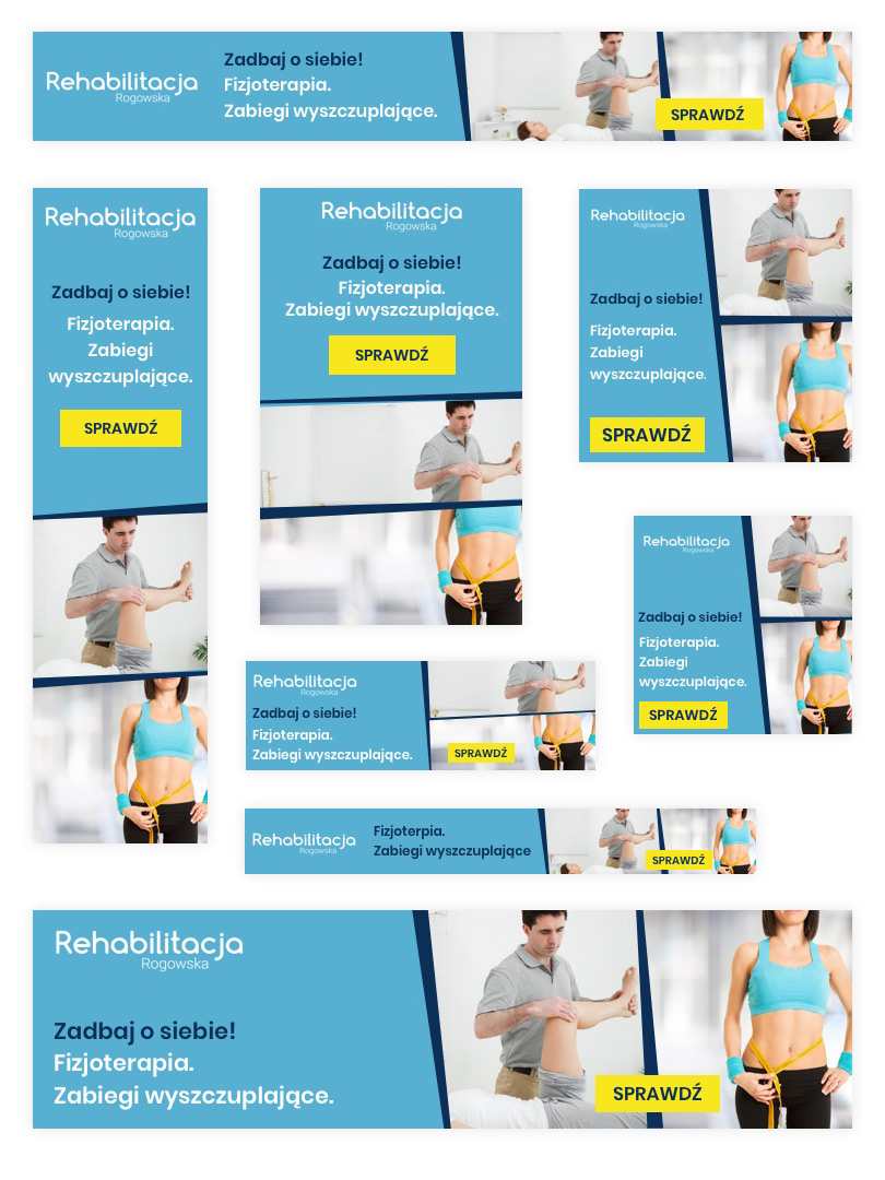 Portfolio Rehabilitacja Rogowska - kampania bannerowa