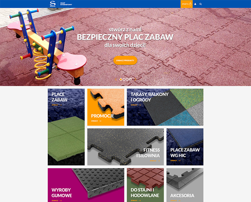 Portfolio Semag - widok PC