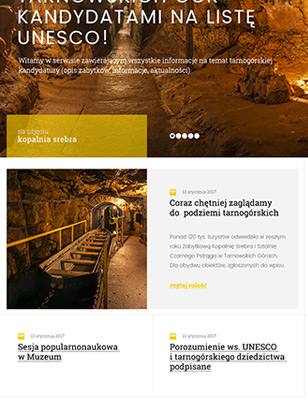 Portfolio Unesco Tg - widok Tablet