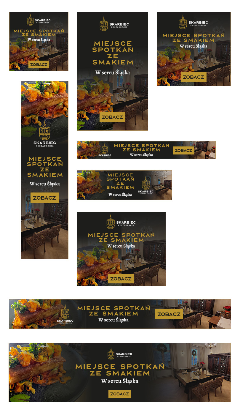 Portfolio Restauracja Skarbiec - kampania bannerowa