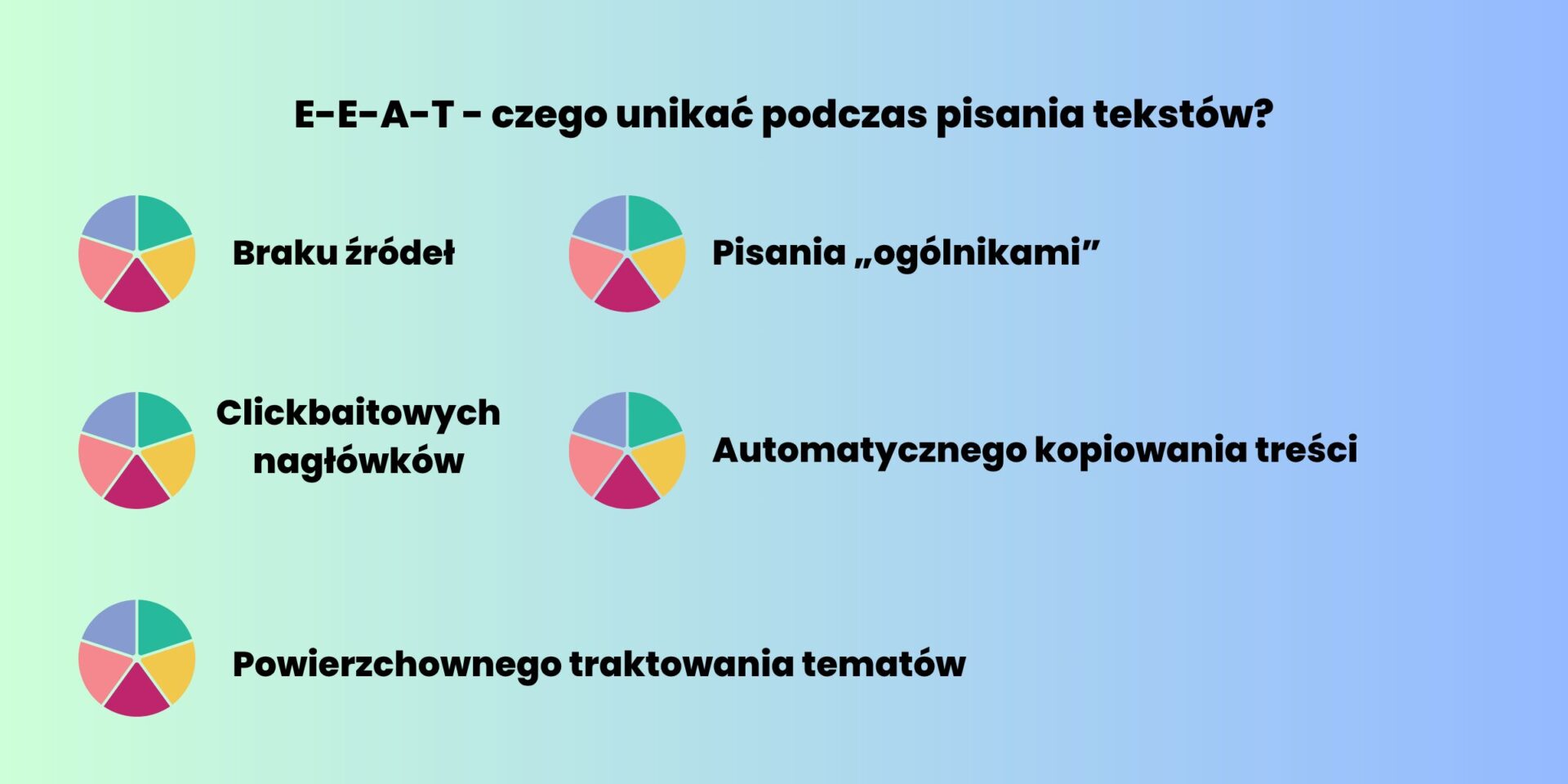 E-E-A-T - czego unikać podczas pisania treści?