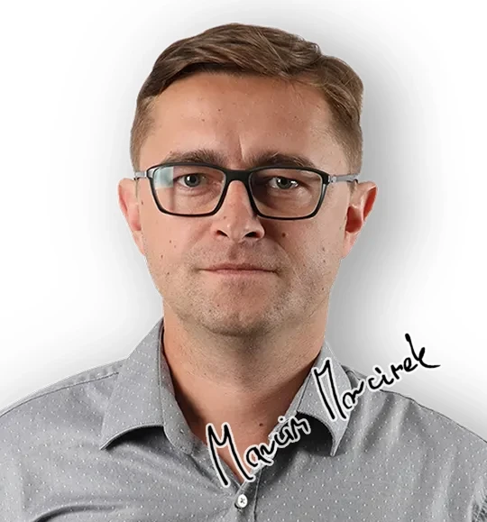 Marcin - CTA z podpisem